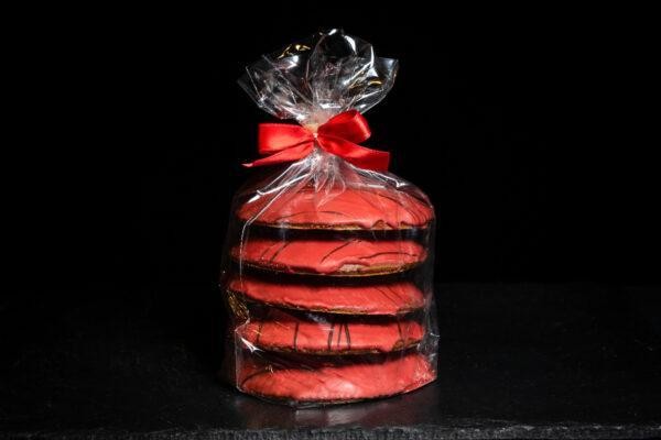 Elisenlebkuchen mit Glühweinschokolade