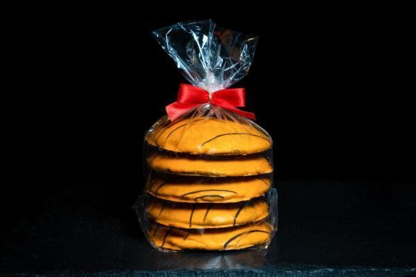 Elisenlebkuchen mit Orangenschokolade