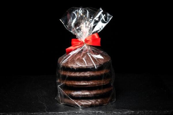 Elisenlebkuchen mit dunkler Schokolade