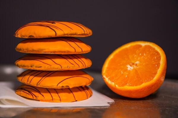 Elisenlebkuchen mit Orangenschokolade – Bild 2