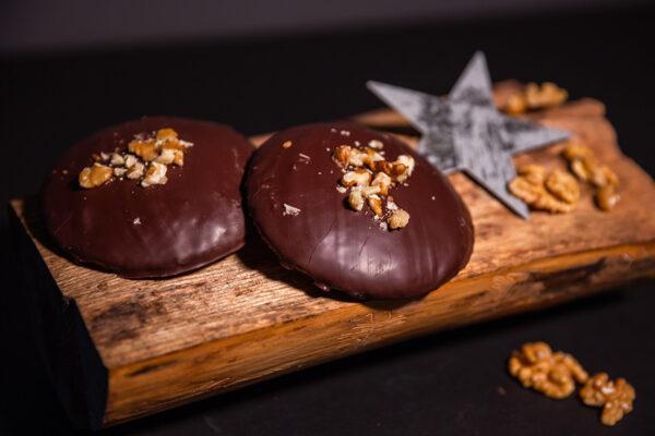 Elisenlebkuchen mit dunkler Schokolade und Walnuss – Bild 2
