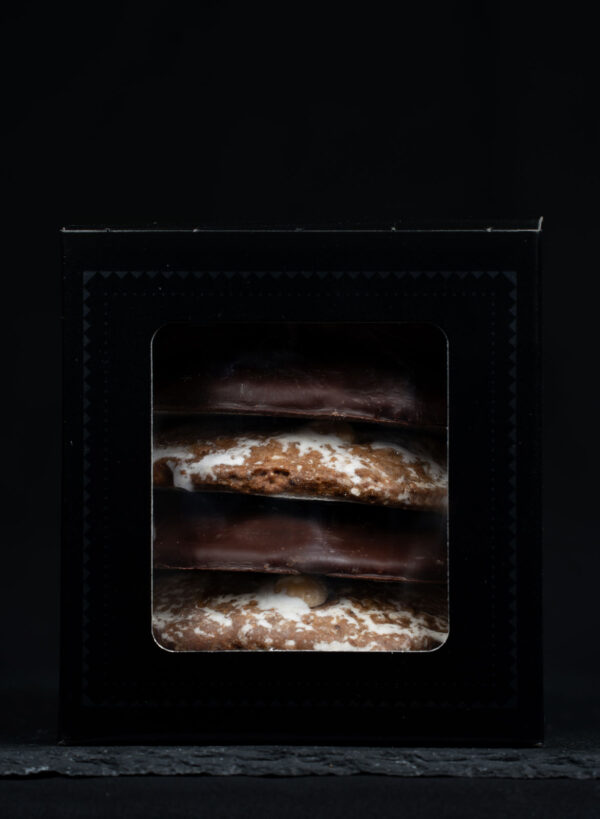 Elisenlebkuchen dunkle Schokolade & Zuckerglasur – Bild 2